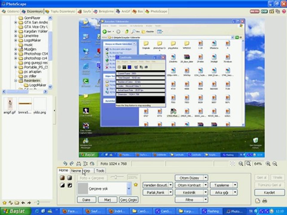 tam ekran yakalama(Photoscape)