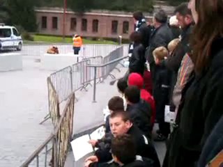 demonstration brigade canine de roissy prot de france a mons