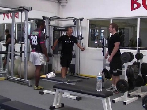 Romaric Bemba s'entraine pour Match Saint-Gaudens-ASC XIII