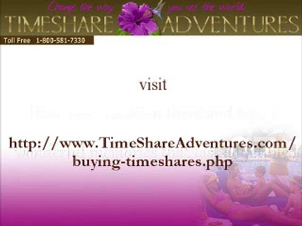 Buy Timeshare Affordably