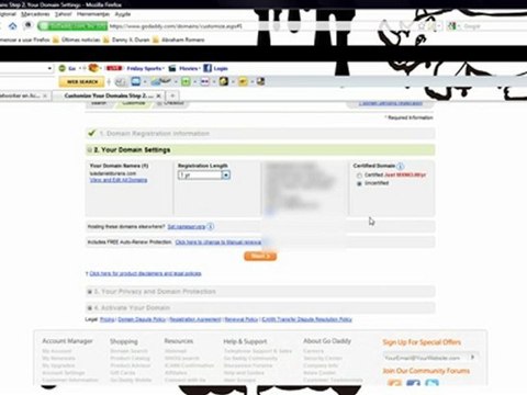 como crear mi pagina web exitosa paso a paso video 2 godaddy
