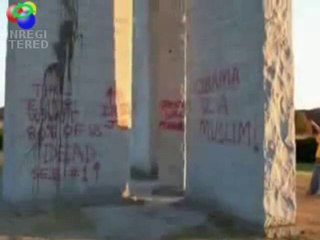 Georgia Guidetones vandalisées