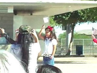 Riley Doing some Veteran's Day singing