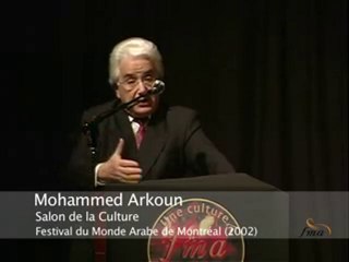 6 25 Mohammed Arkoun au Festival du Monde Arabe d Montreal