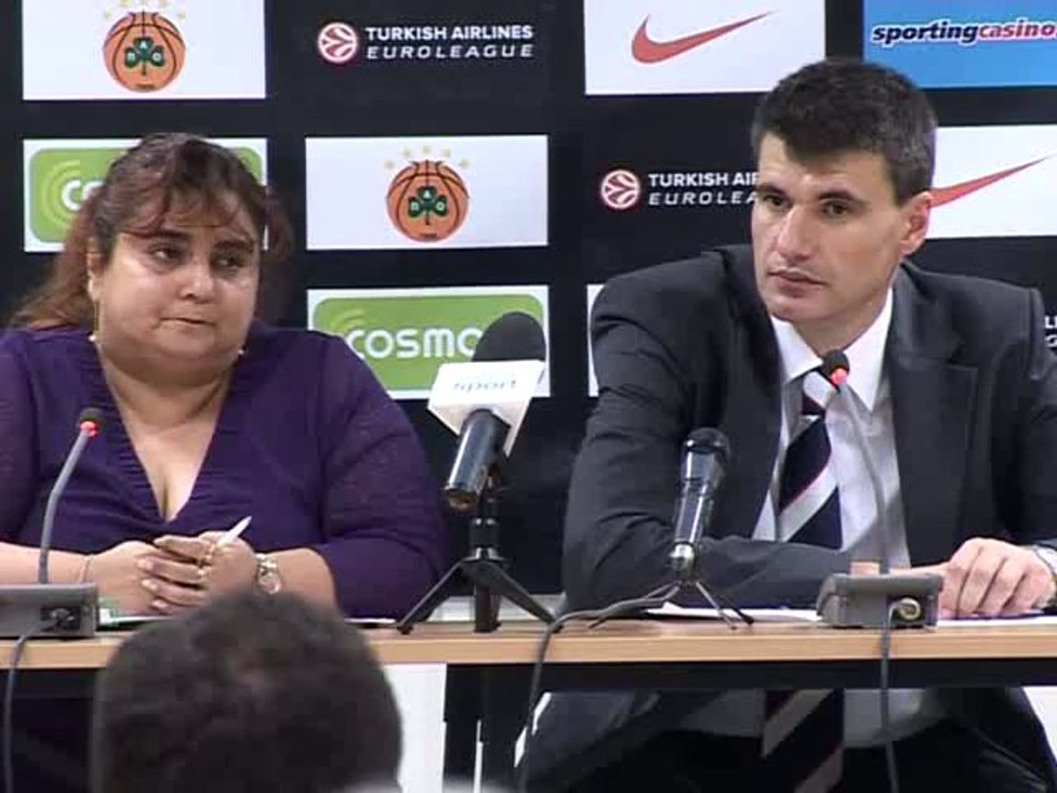 Συνέντευξη Τύπου: Παναθηναϊκός-Εφές Πίλσεν - Sport24.gr