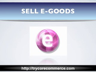 Sell Downloadable E-goods