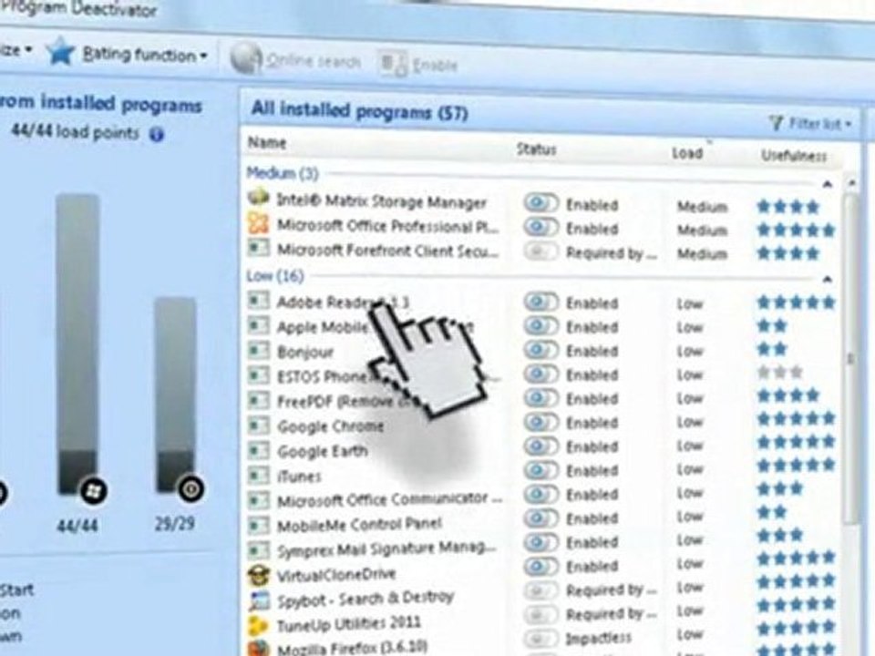 TuneUp Utilities 2011 Unique System Optimization Feature