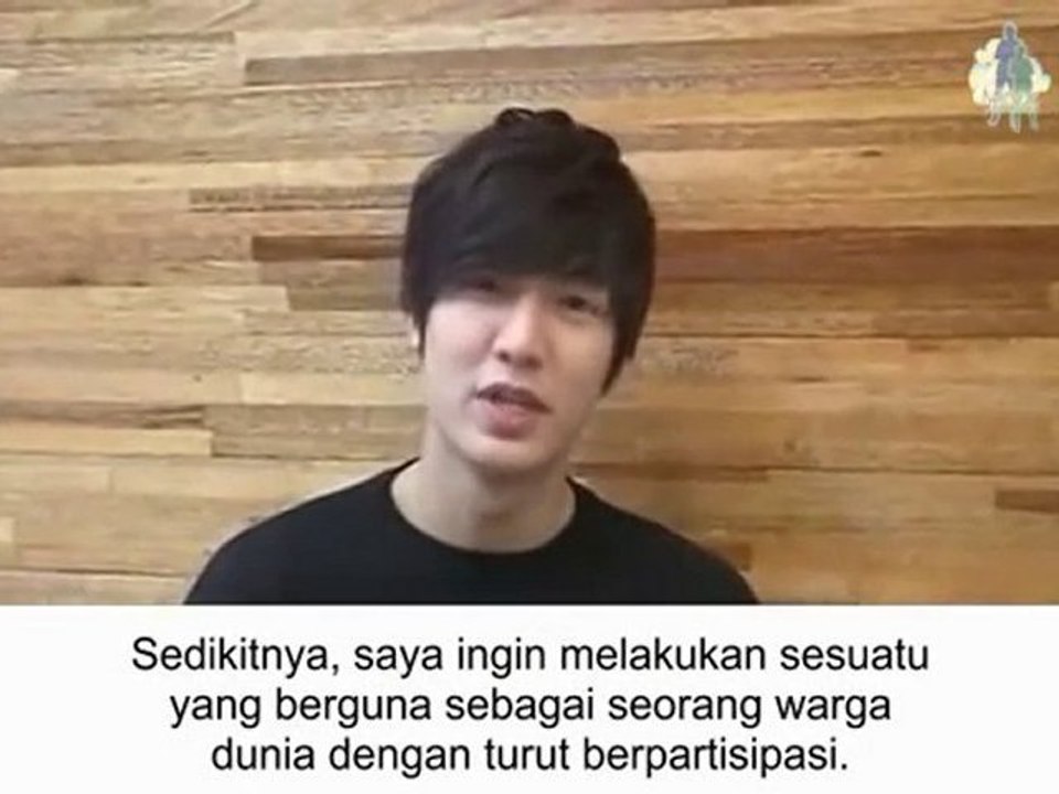 Pesan Lee Minho Untuk Acara Cinta Damai di Jepang