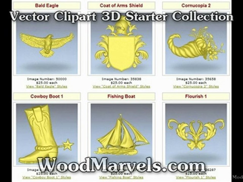 Vector Clipart 3D Starter Collection (720HD)