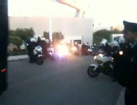 Άφιξη Ολυμπιακου Πριν Το Ματς