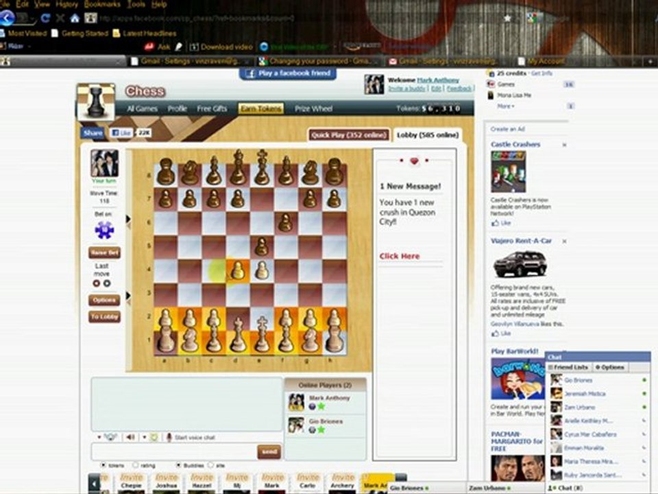 Durog Si Giovannie sa Chess