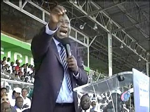 Discours du candidat de Lmp, Laurent Gbagbo au stade Houphou