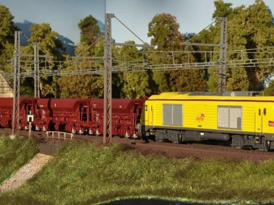 BB 75000 et BB 67400 en livrée INFRA en HO