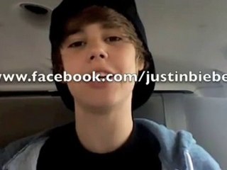 Justin Bieber is on Facebook and Twiitter