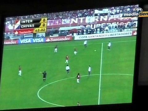 Medio Tiempo.com - Informe del partdido Inter de Porto Alegre v Chivas. Estadio Omnilife.