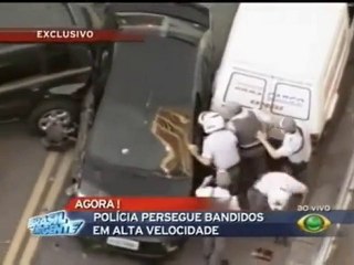 Brezilyada hırsız polis kovalama - Brazil police chase thief