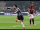 AC Milan 1-2 Juventus Del Piero scored, Ibrahimovic header