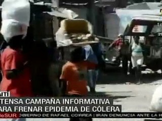 Incrementan campañas de información para combatir el cólera en Haití