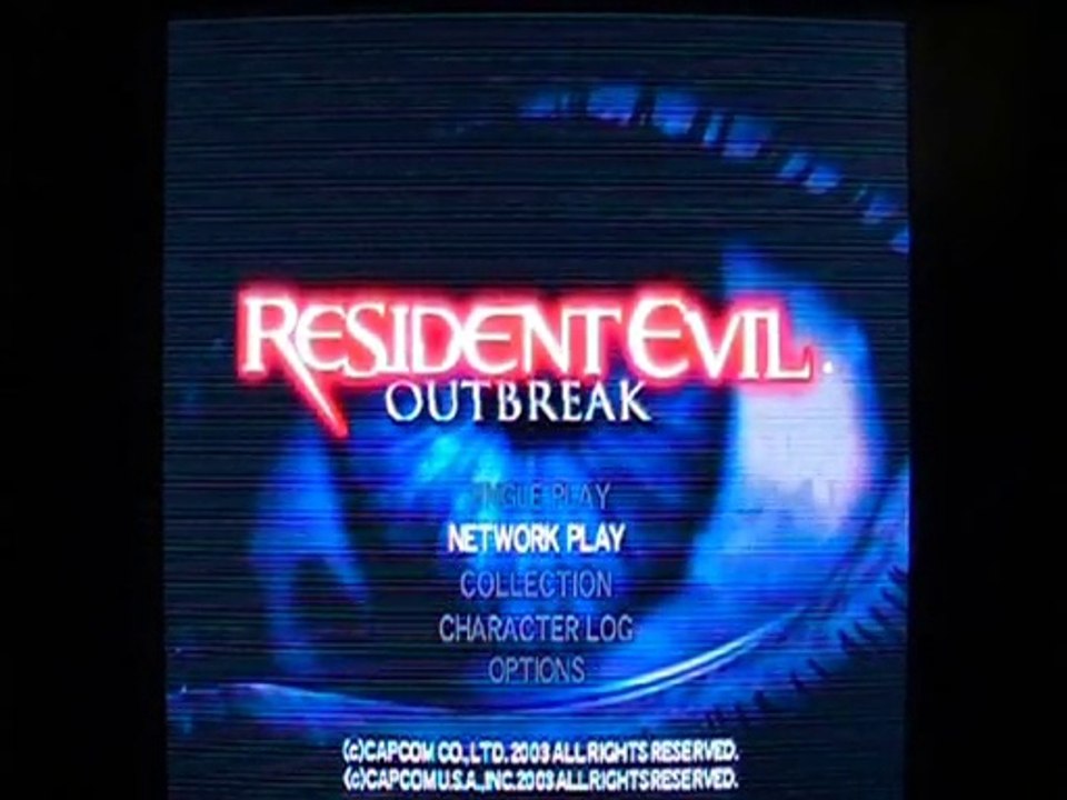 First Level - Test - Resident Evil : Outbreak - PS2
