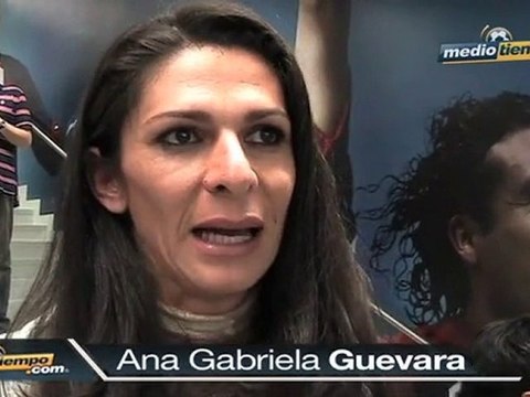 Medio Tiempo.com - Ana Gabriela Guevara habla sobre el nuevo Estadio de Chivas 30 de Julio del 2010.