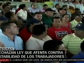 En Honduras, denuncian que gobierno pretende liquidar contra