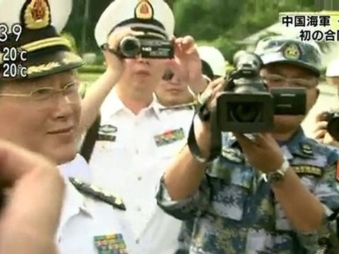 中国海軍 タイで初の合同軍事演習