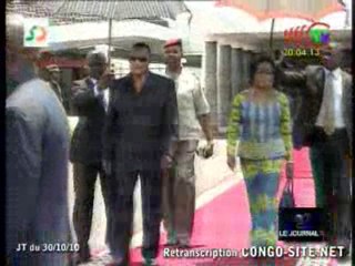 Le Chef de l’Etat quitte Brazzaville pour Oyo