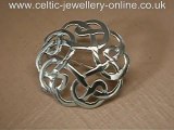 Silver Celtic brooch DWA276