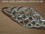 Silver Celtic Brooch DWA275