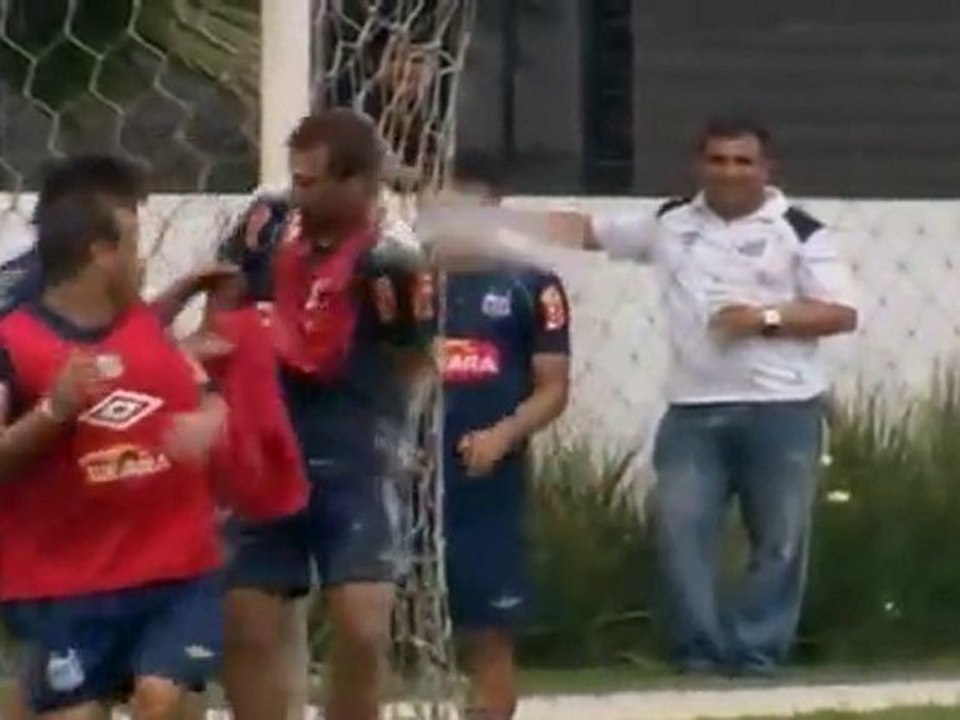 Neymar & Marcel Face-Off (fight) at training - ...