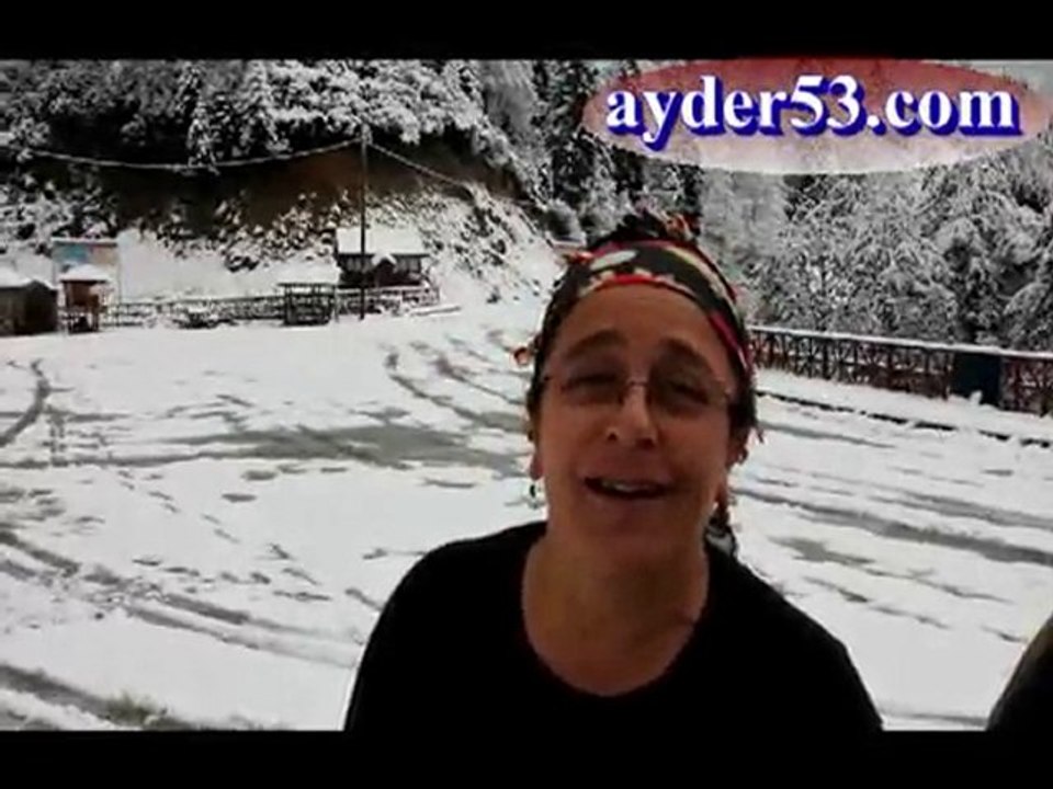 ayder de kar yağişi izle