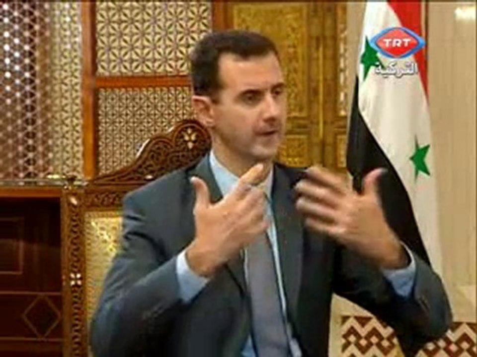 مقابلة بشار الأسد مع  TRT التركية4/1