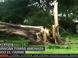 Huracán Tomás amenaza al Caribe