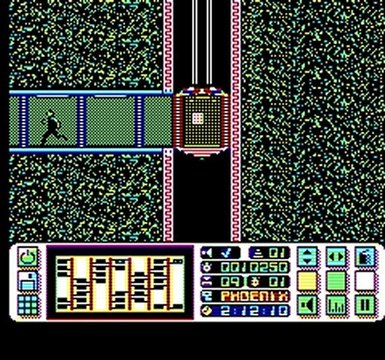 Impossible Mission for Oric - the last sequence