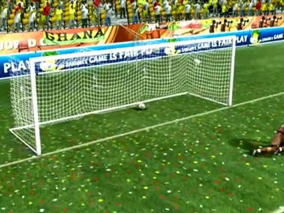 Cuartos De Final - P58-Uruguay-Ghana Simulacion 2010 FIFA World Cup South Africa de EA Sports