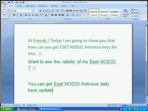 Eset NOD32 Antivirus Key