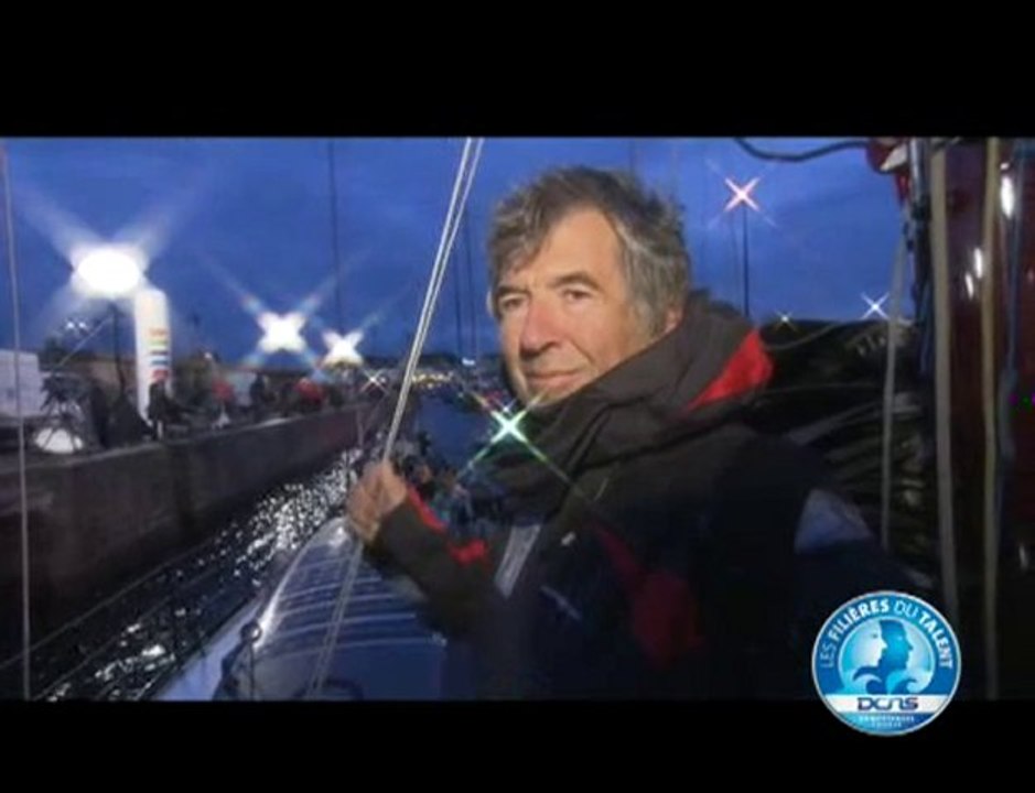 Départ des pontons puis passage de l'écluse pour DCNS 1000