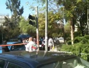 Έκρηξη στο Παγκράτι 01/11/2010 video 2