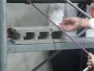 ロープの破断テスト