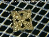 Celtic earrings 9ct gold DWO220G