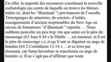 Jésus et la conspiration Illuminati conclusion