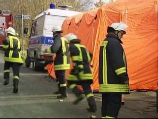 Massive crater opens up in German village