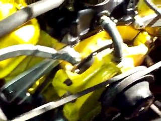 premier démarrage  du V8 en échappement libre