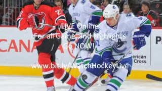 New Jersey Devils vs Vancouver Canucks LIVE Game 11/01/2010