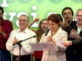 Brazil's first female president-elect celebrates victory
