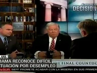 Barack Obama reconoce difícil situación por desempleo