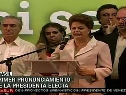 Rousseff: Erradicar la miseria, la creación de oportunidades para todos; nuestra ambiciosa meta