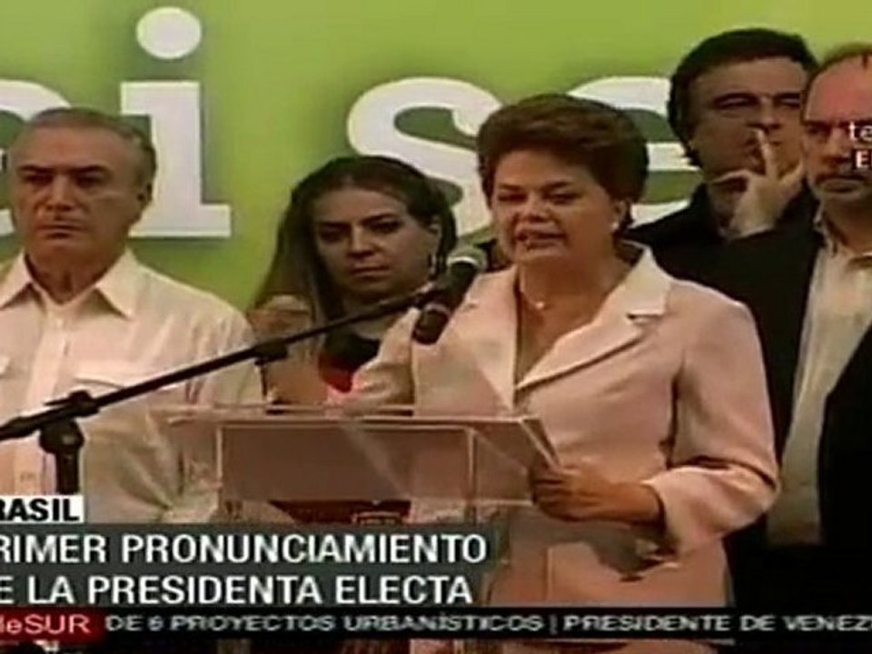Rousseff: "Erradicar la miseria, la creación de oportunidades para todos; nuestra ambiciosa meta