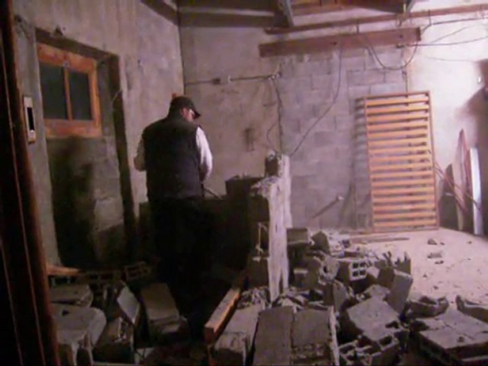 démolition du bunker