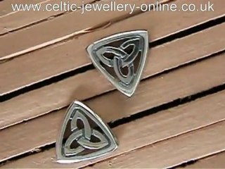 Silver Celtic Earrings DSF107